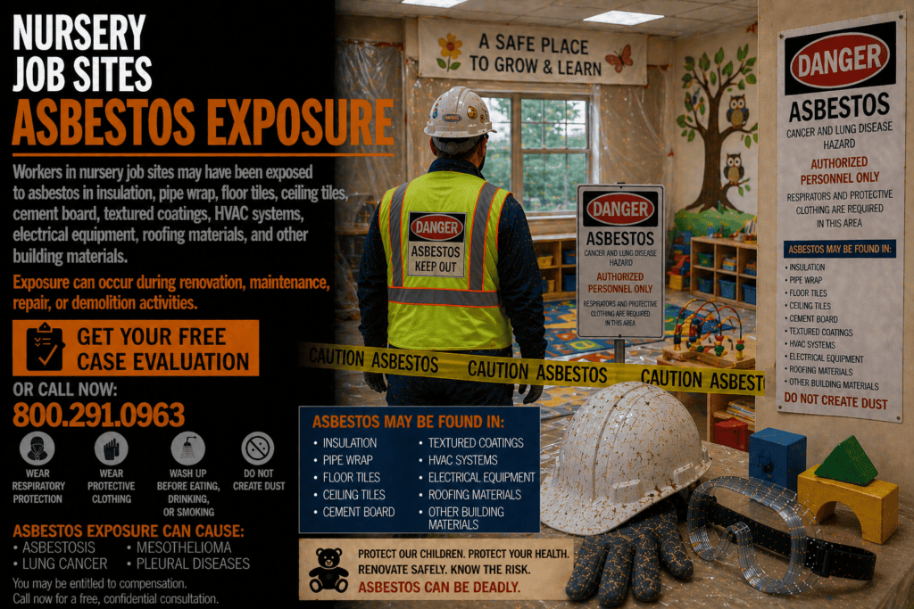 Nursery Job Sites Asbestos Exposure Mesothelioma Lawsuit