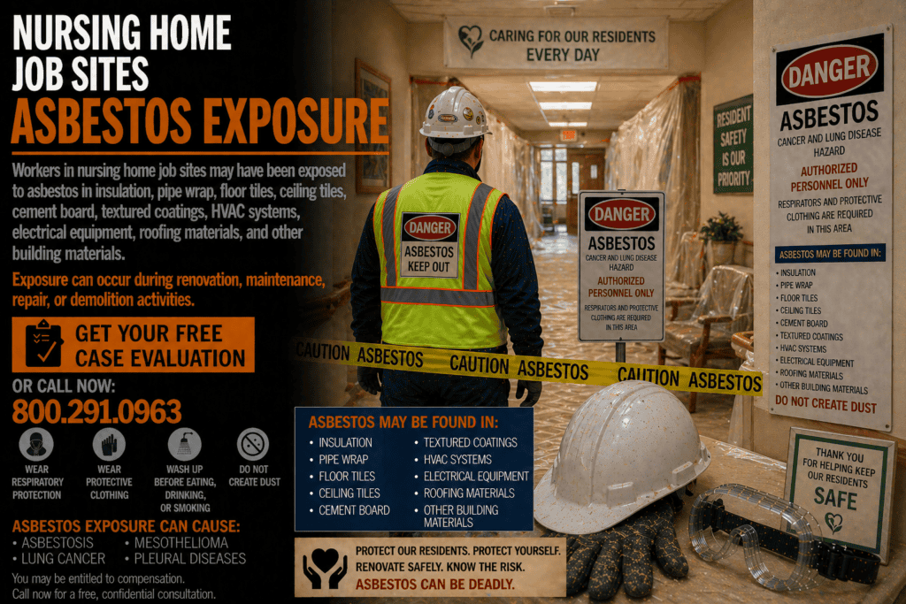 Nursing Home Job Sites Asbestos Exposure Mesothelioma Lawsuit
