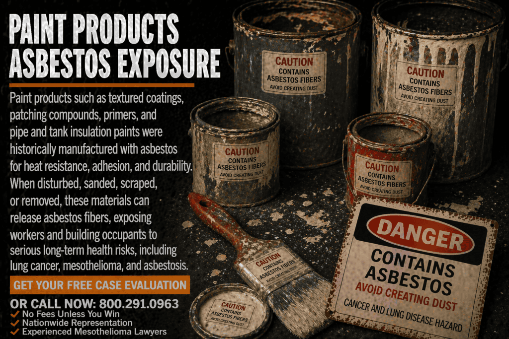 Paint Products Asbestos Exposure Mesothelioma Lawsuit