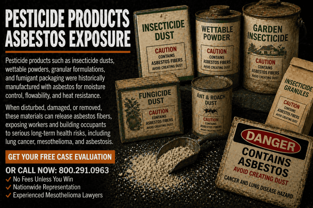 Pesticide Products Asbestos Exposure Mesothelioma Lawsuit