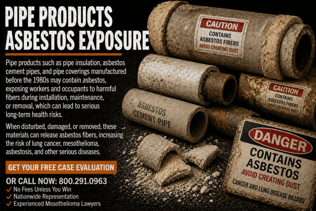 Pipe Products Asbestos Exposure Mesothelioma Lawsuit