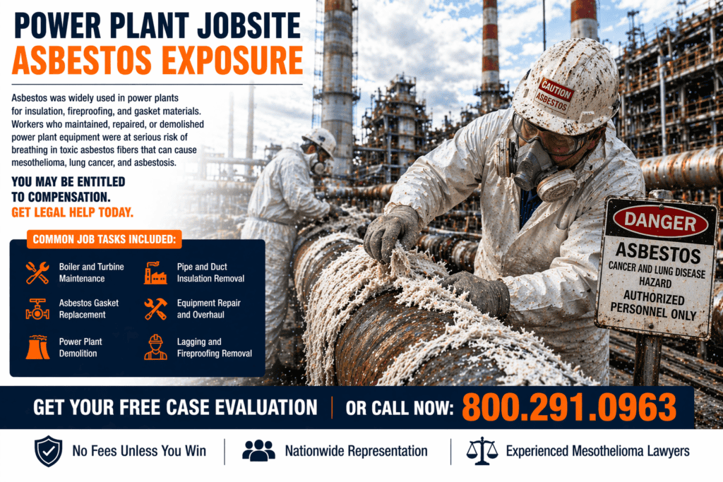 Power Plant Jobsite Asbestos Exposure Lawsuit