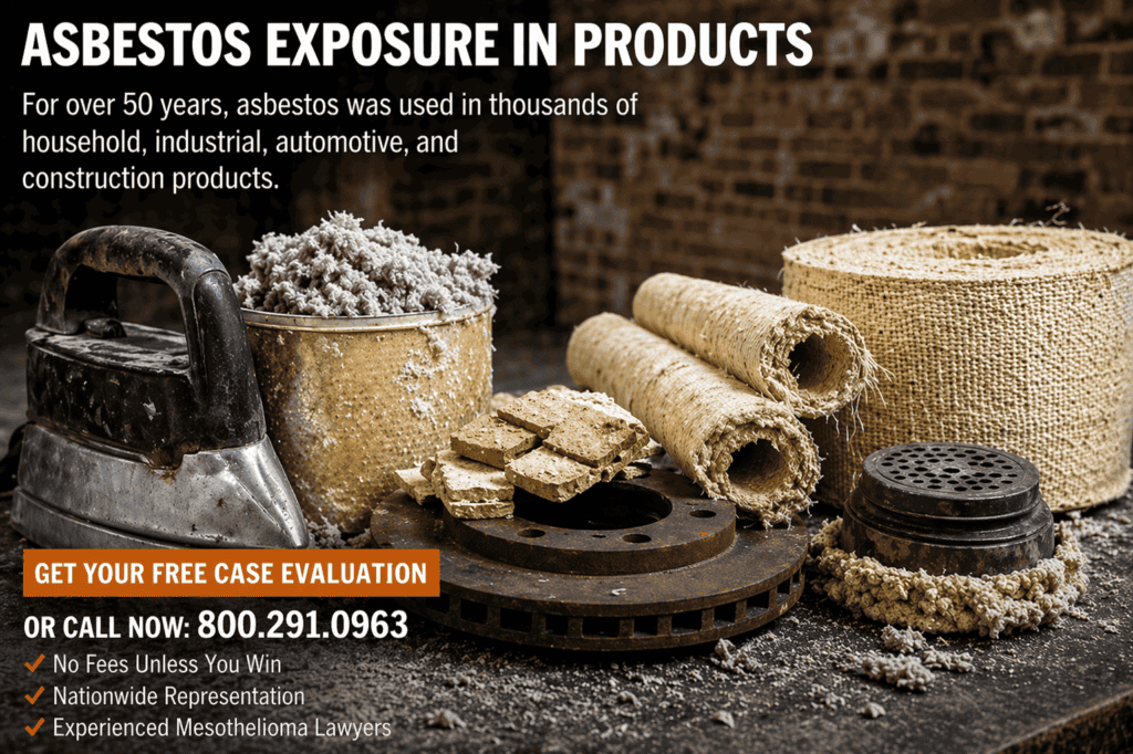 Products With Asbestos Exposure - Mesothelioma Lawsuit Claim