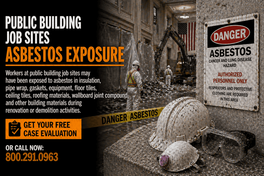 Public Building Job Sites Asbestos Exposure Mesothelioma Lawsuit