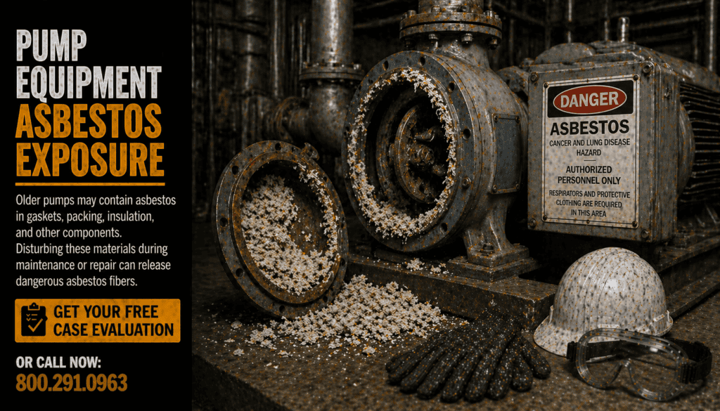Pump Equipment Mesothelioma Lawsuit Claim