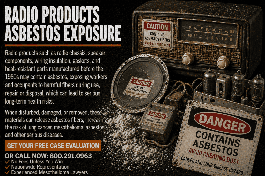 Radio Products Asbestos Exposure Mesothelioma Lawsuit