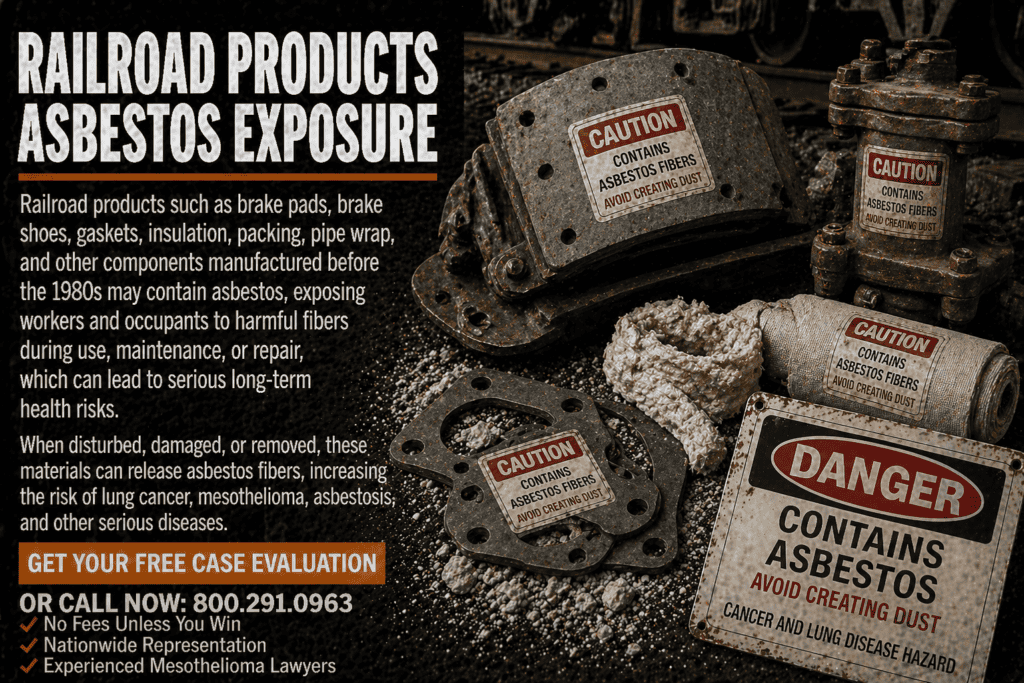Railroad Products Asbestos Exposure Mesothelioma Lawsuit