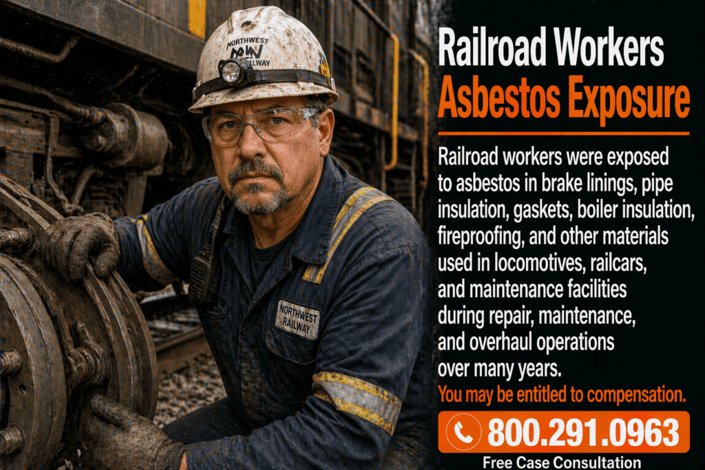 Railroad Workers Asbestos Exposure Mesothelioma Claim