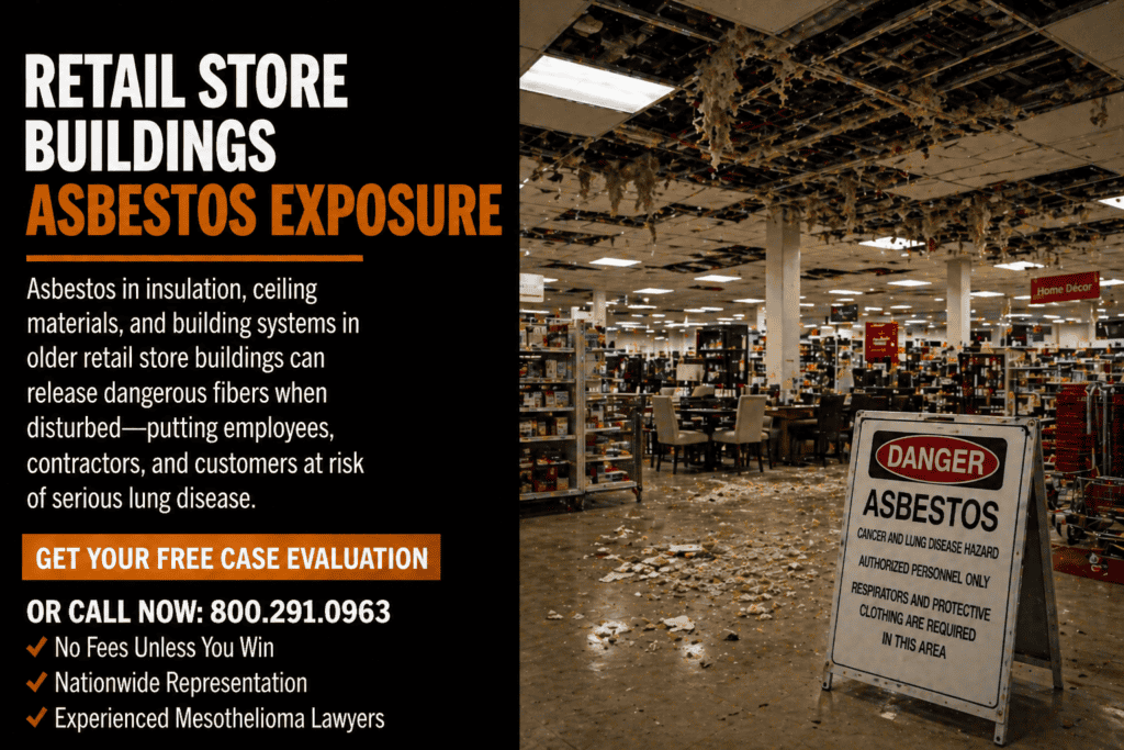 Retail Store Buildings Mesothelioma Lawsuit Claim