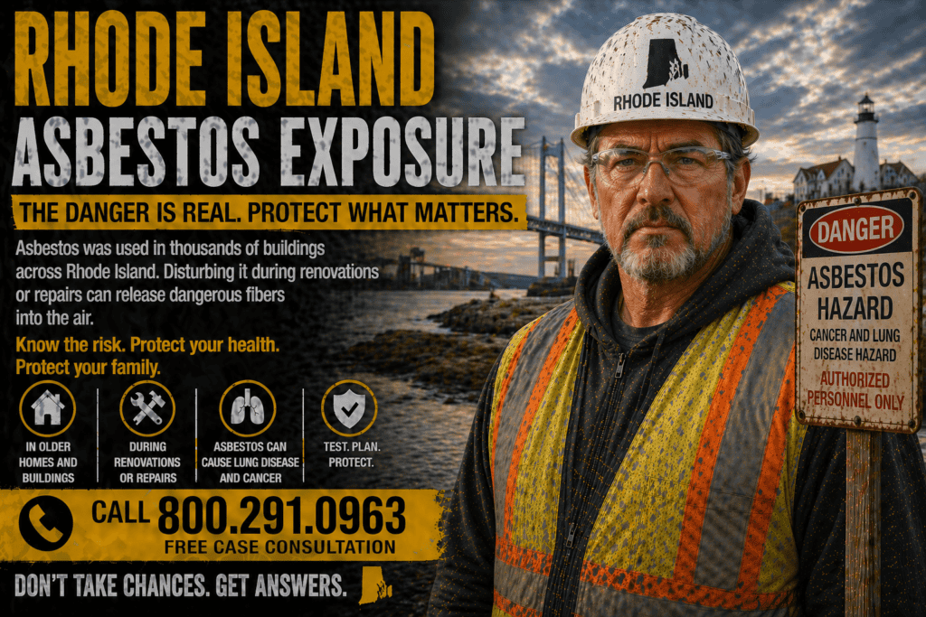 Rhode Island Asbestos Exposure Mesothelioma Lawsuit