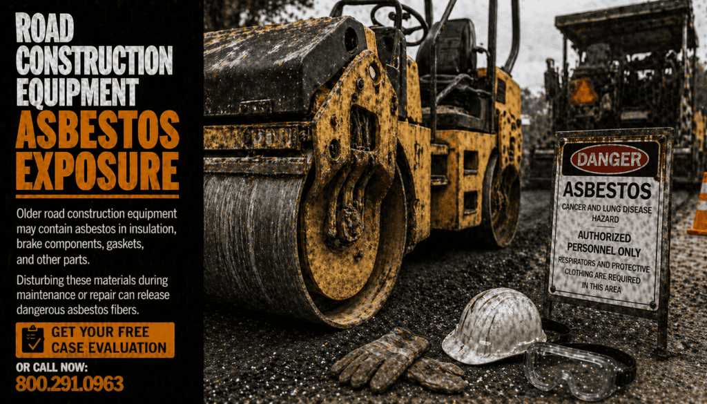 Road Construction Equipment Asbestos Exposure Mesothelioma Claim Lawsuit