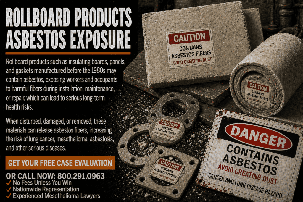 Rollboard Products Asbestos Exposure Mesothelioma Lawsuit