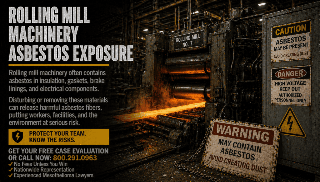Rolling Mill Machinery Asbestos Exposure Mesothelioma Lawsuit