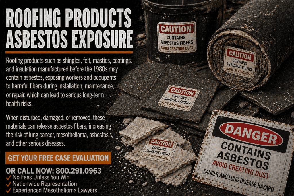Roofing Products Asbestos Exposure Mesothelioma Lawsuit