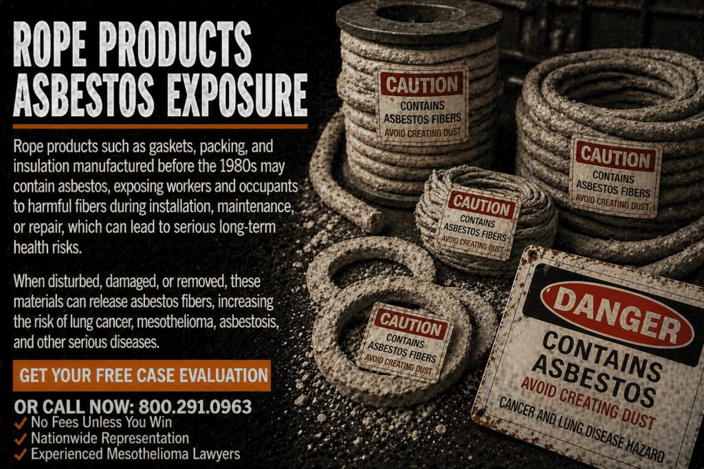 Rope Products Asbestos Exposure Mesothelioma Lawsuit