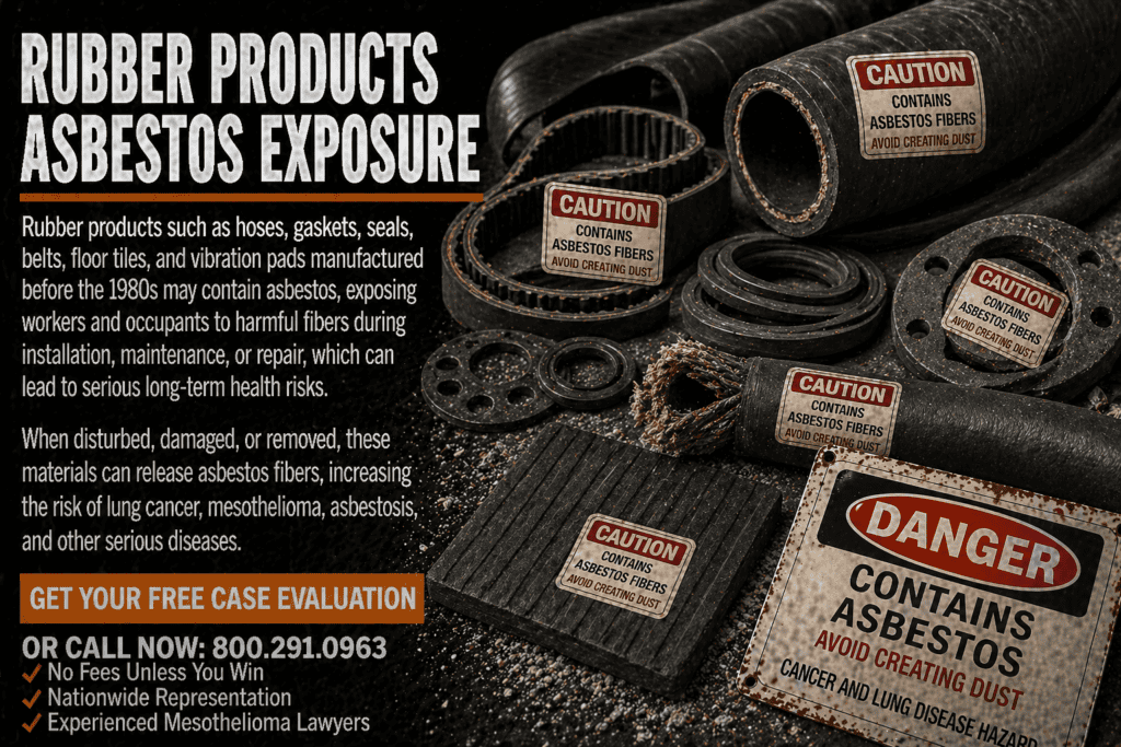 Rubber Products Asbestos Exposure Mesothelioma Lawsuit