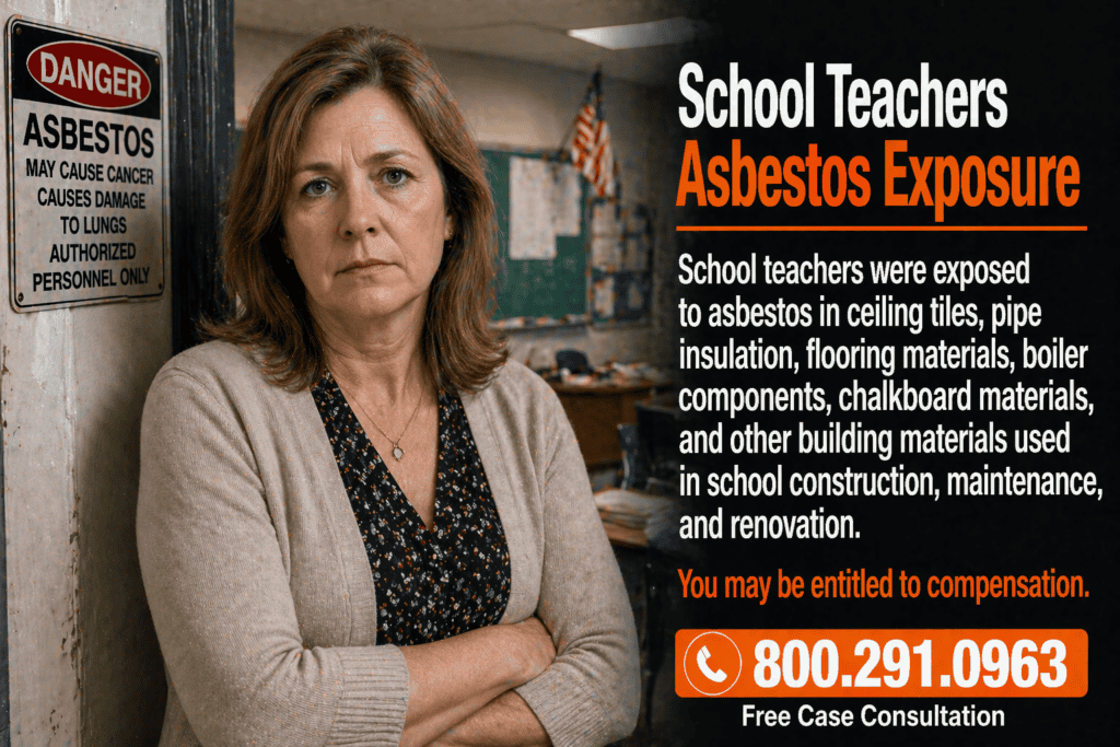 School Teachers Asbestos Exposure Mesothelioma Lawsuit Claim