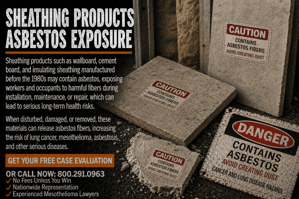 Sheathing Products Asbestos Exposure Mesothelioma Lawsuit