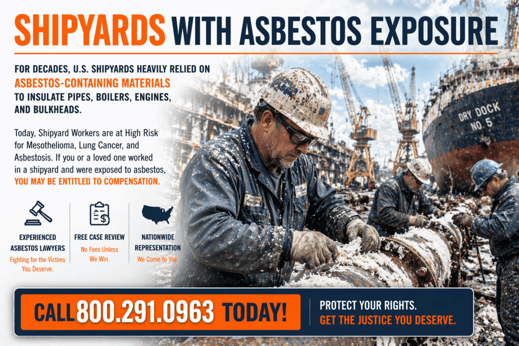 Shipyards With Asbestos Exposure - Mesothelioma Lawsuit