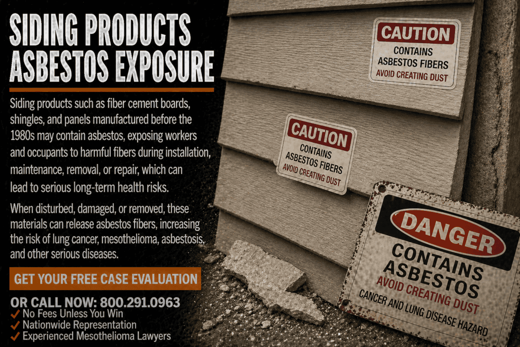 Siding Products Asbestos Exposure Mesothelioma Lawsuit
