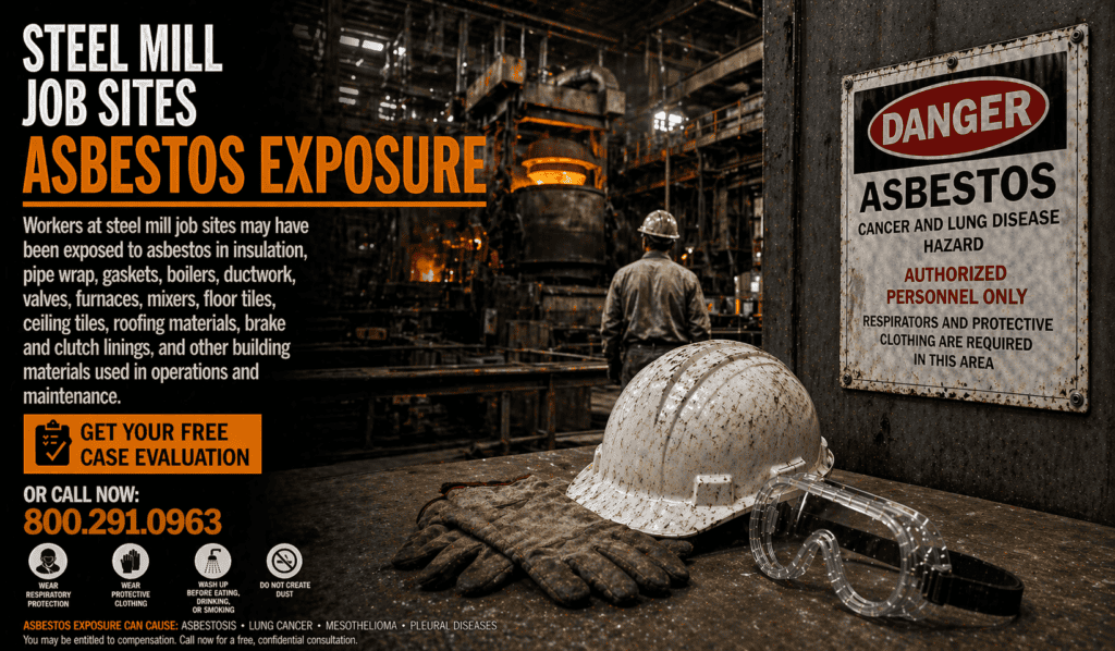 Steel Mill Job Sites Asbestos Exposure Mesothelioma Lawsuit