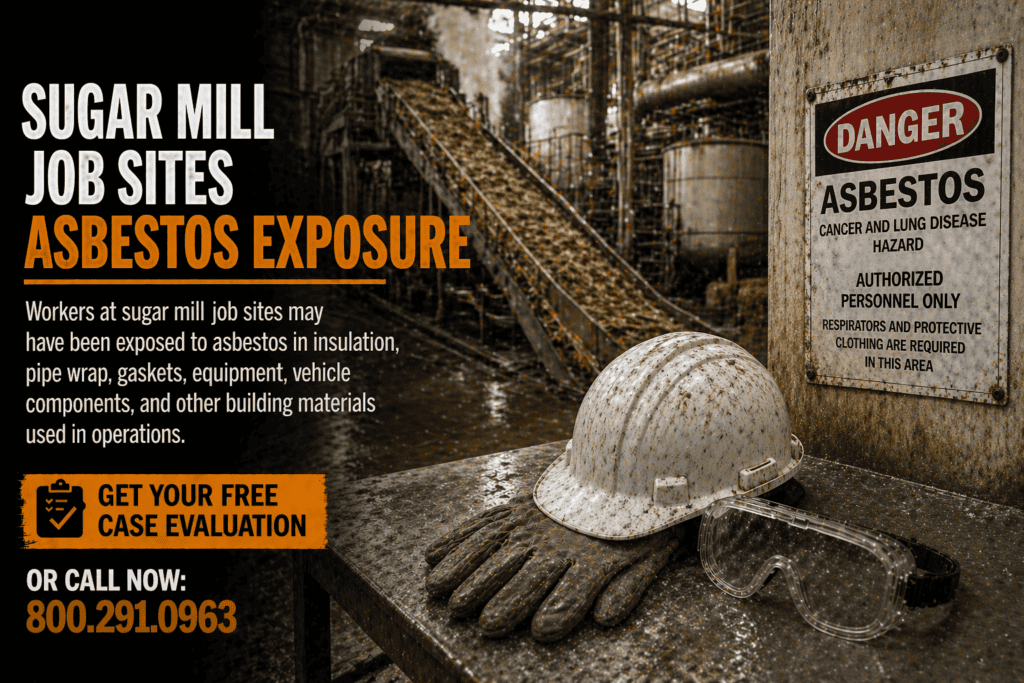 Sugar Mill Job Sites Asbestos Exposure Mesothelioma Lawsuit Claim