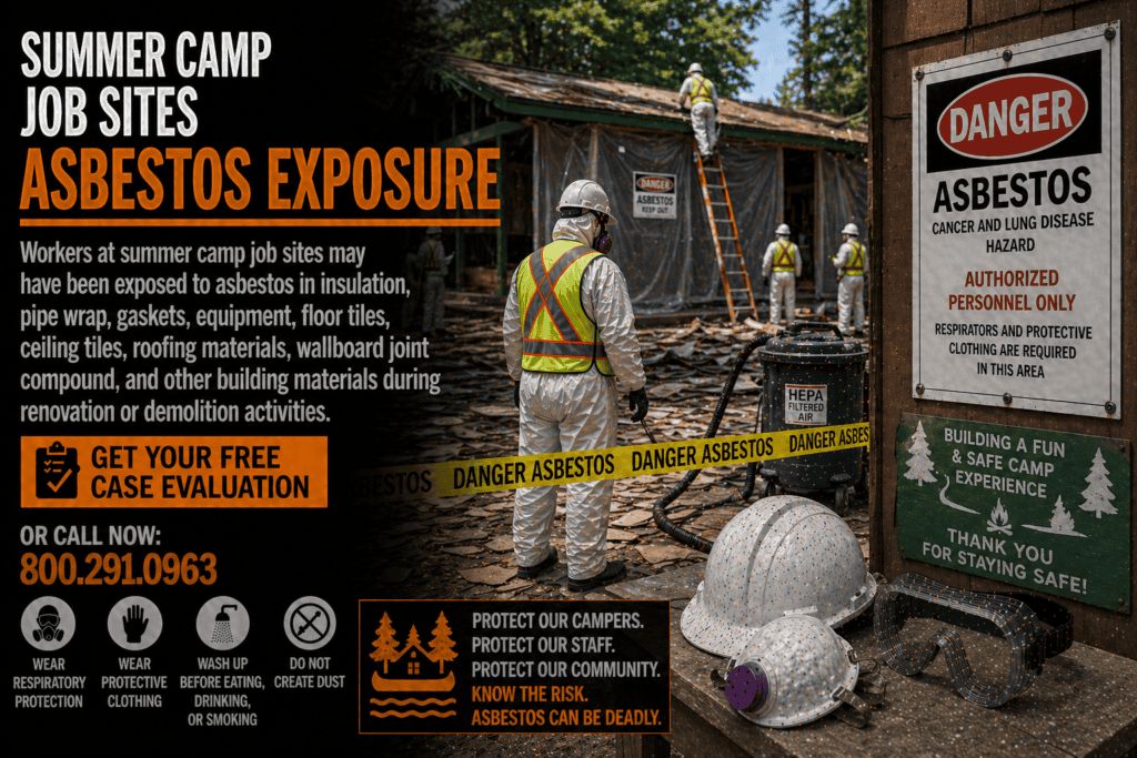 Summer Camp Job Sites Asbestos Exposure Mesothelioma Lawsuit