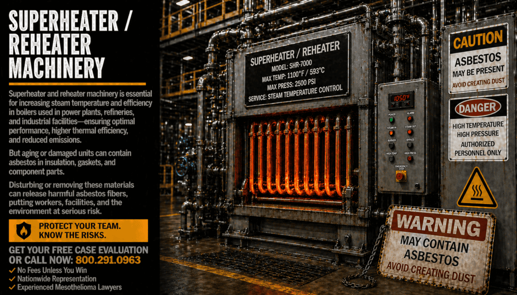 Superheater-Reheater Machinery Mesothelioma Lawsuit