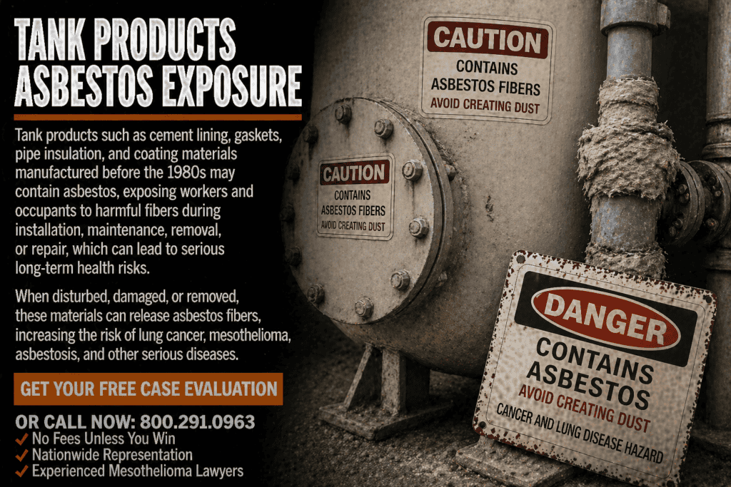 Tank Products Asbestos Exposure Mesothelioma Lawsuit