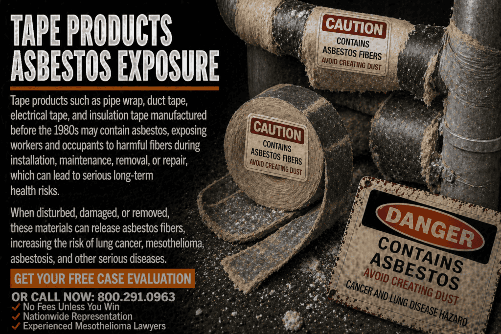 Tape Products Mesothelioma Lawsuit Asbestos Exposure