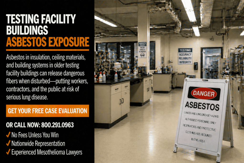 Testing Facility Buildings Asbestos Exposure Lawsuit
