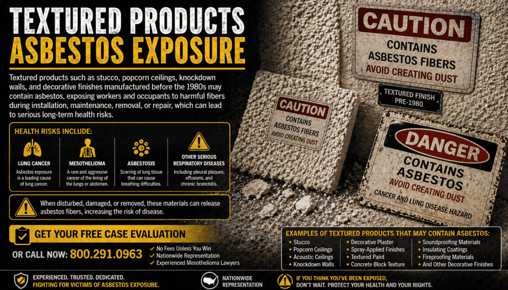 Textured Products Mesothelioma Lawsuit Asbestos Exposure