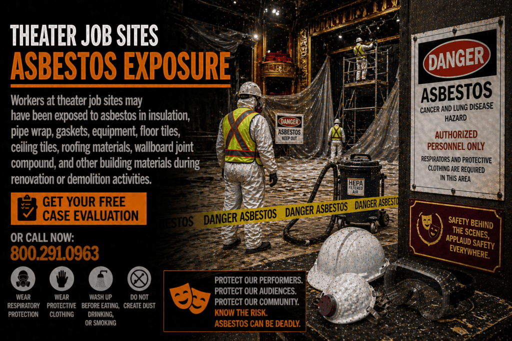 Theater Job Sites Asbestos Exposure Mesothelioma Lawsuit