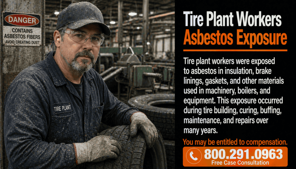 Tire Plant Workers Mesothelioma Lawsuit