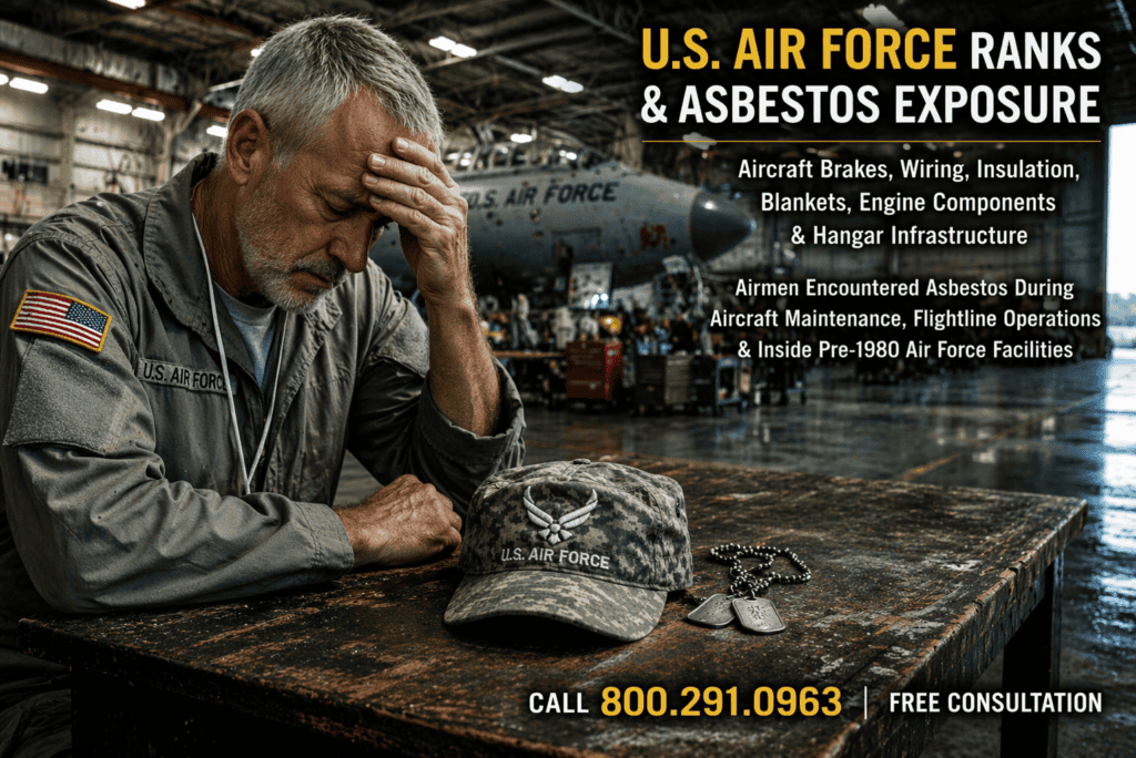 U.S. Air Force Ranks & Asbestos Exposure - Mesothelioma Lawsuit