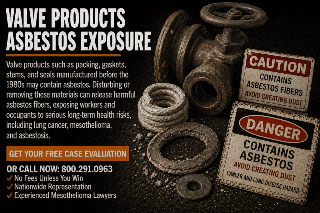 Valve Products Asbestos Exposure Mesothelioma Lawsuit