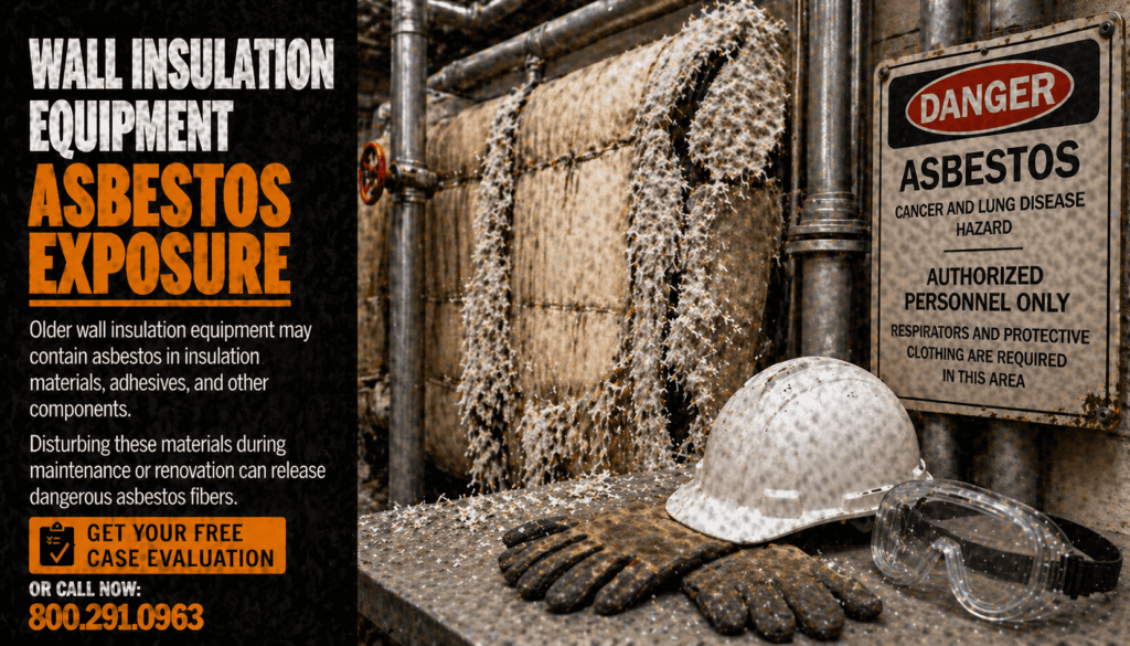 Wall Insulation Equipment Asbestos Exposure Mesothelioma Lawsuit Claim