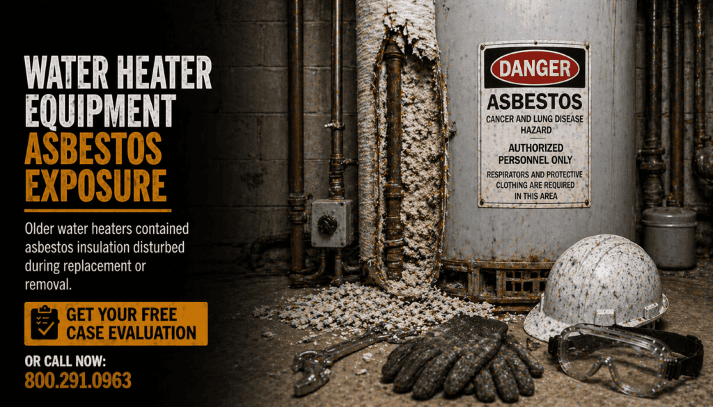 Water Heater Equipment Mesothelioma Lawsuit Claim