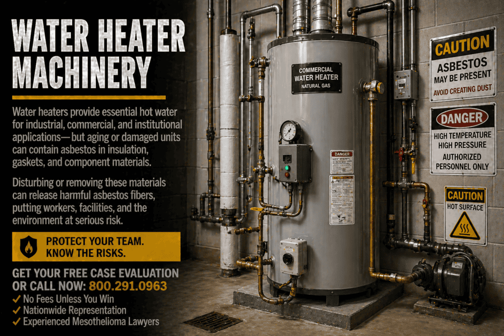 Water Heater Machinery Mesothelioma Lawsuit
