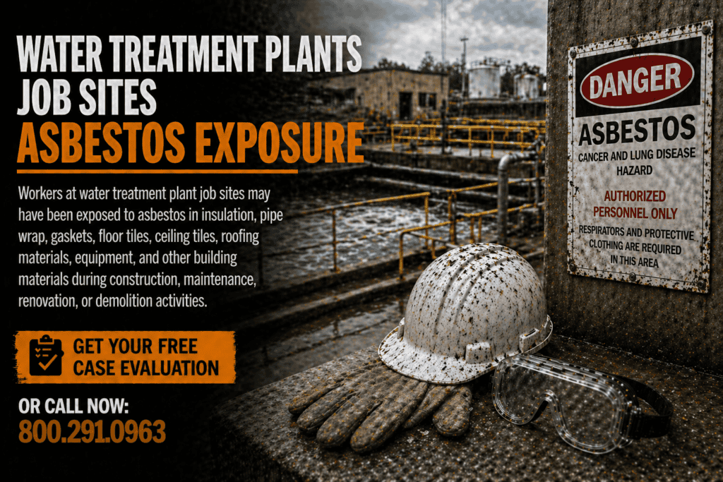 Water Treatment Plants Asbestos Exposure Mesothelioma Lawsuit