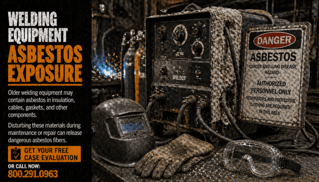 Welding Equipment Asbestos Exposure Mesothelioma Claim Lawsuit
