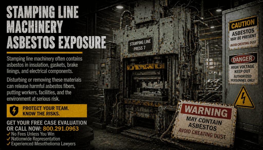 Stamping Line Machinery Asbestos Exposure Mesothelioma Lawsuit