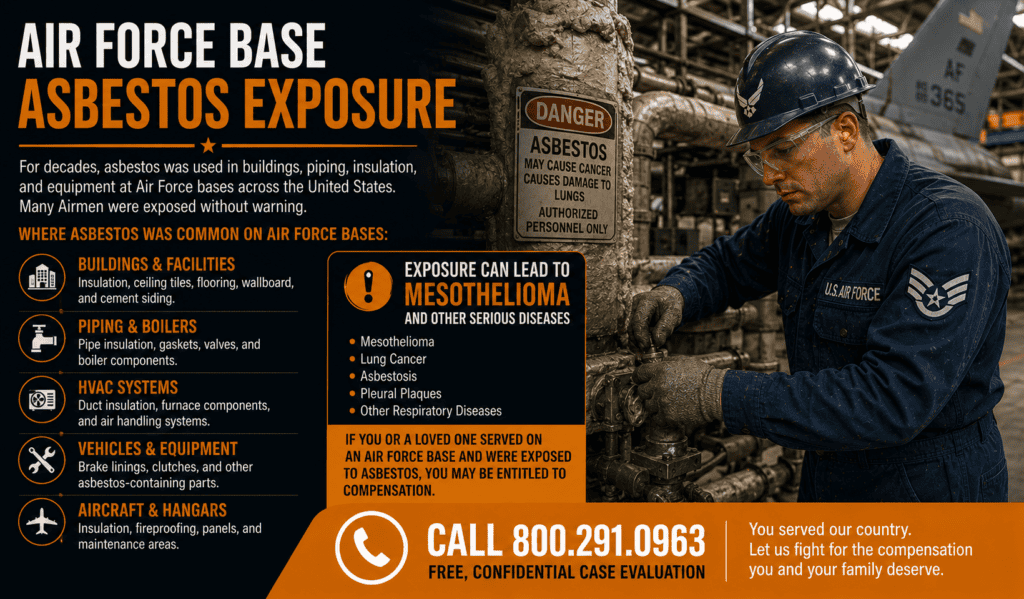 Air Force Base Asbestos Exposure Mesothelioma Lawsuit