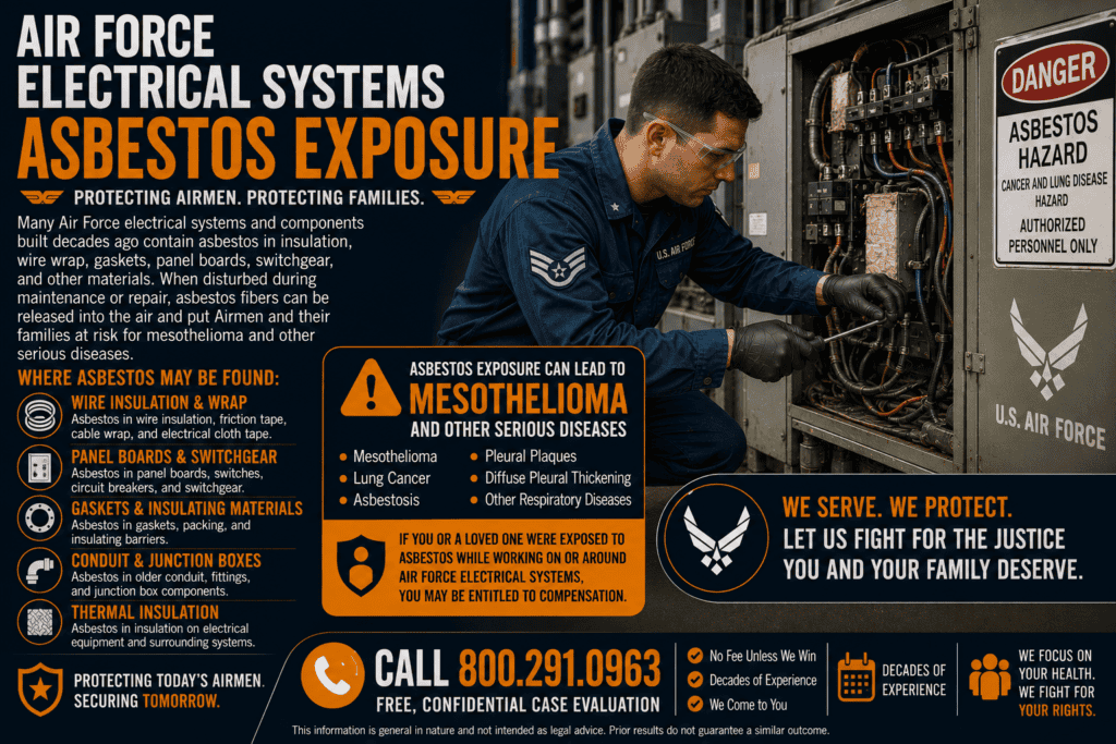 Air Force Electrical Systems Asbestos Exposure Mesothelioma Lawsuit