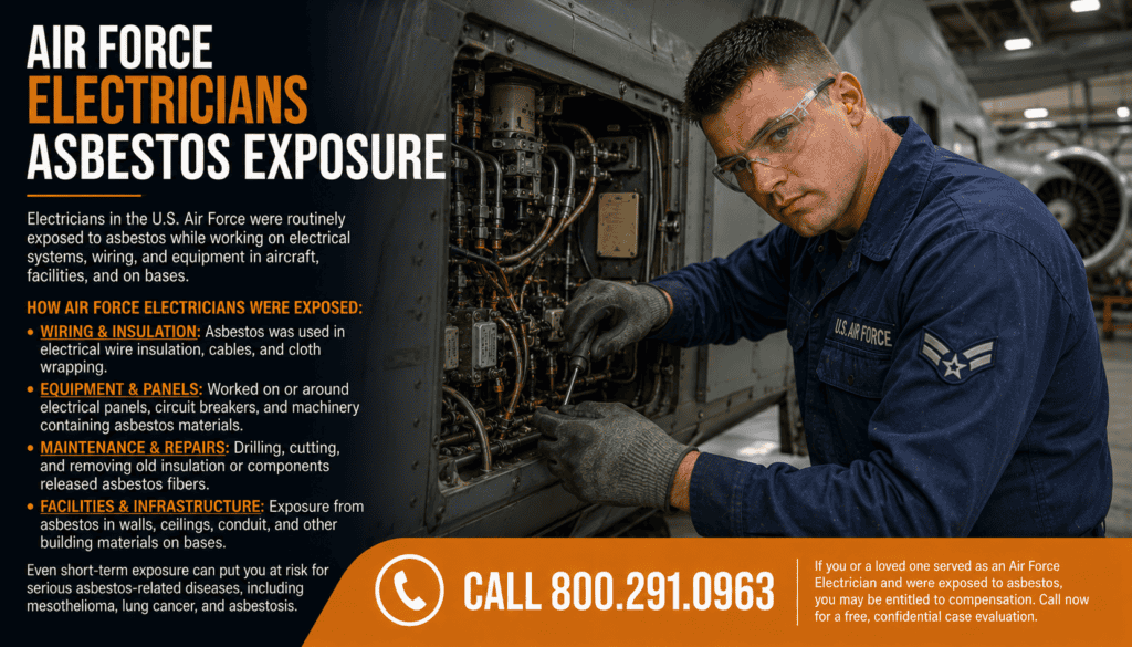 Air Force Electricians Asbestos Exposure Mesothelioma Lawsuit