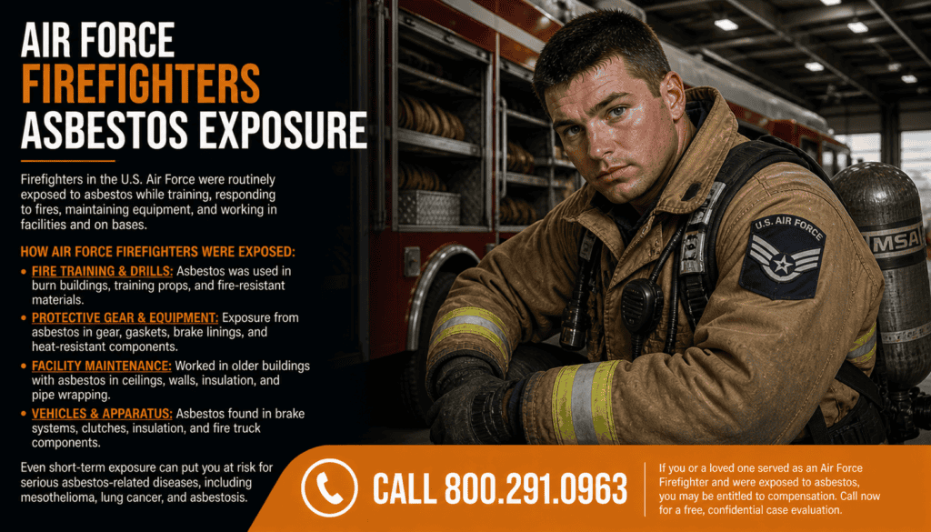 Air Force Firefighters Asbestos Exposure Mesothelioma Lawsuit