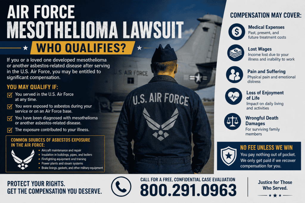 Air Force Mesothelioma Lawsuit – Who Qualifies- Mesothelioma Lawsuit