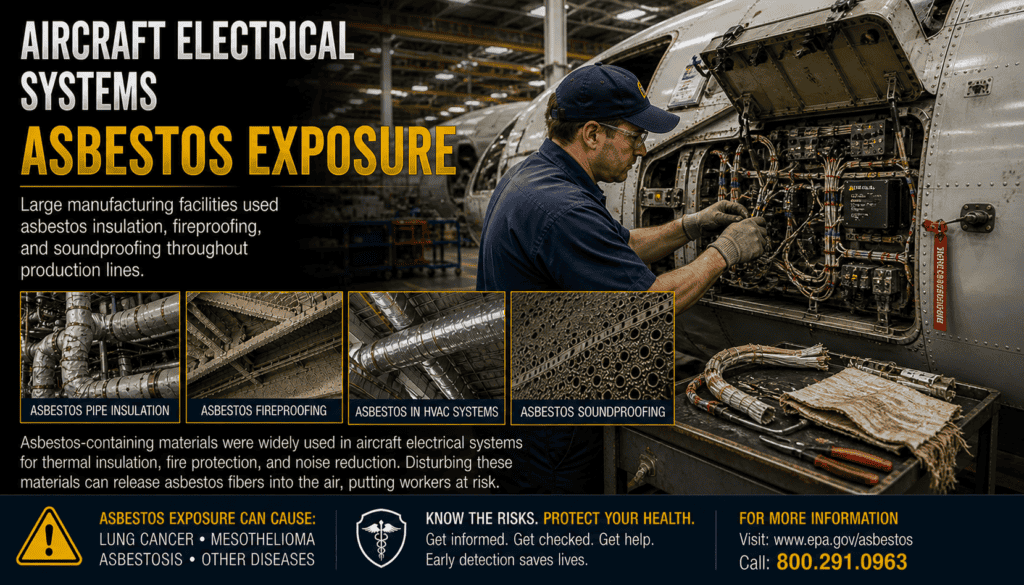 Aircraft Electrical Systems Asbestos Exposure Mesothelioma Lawsuit