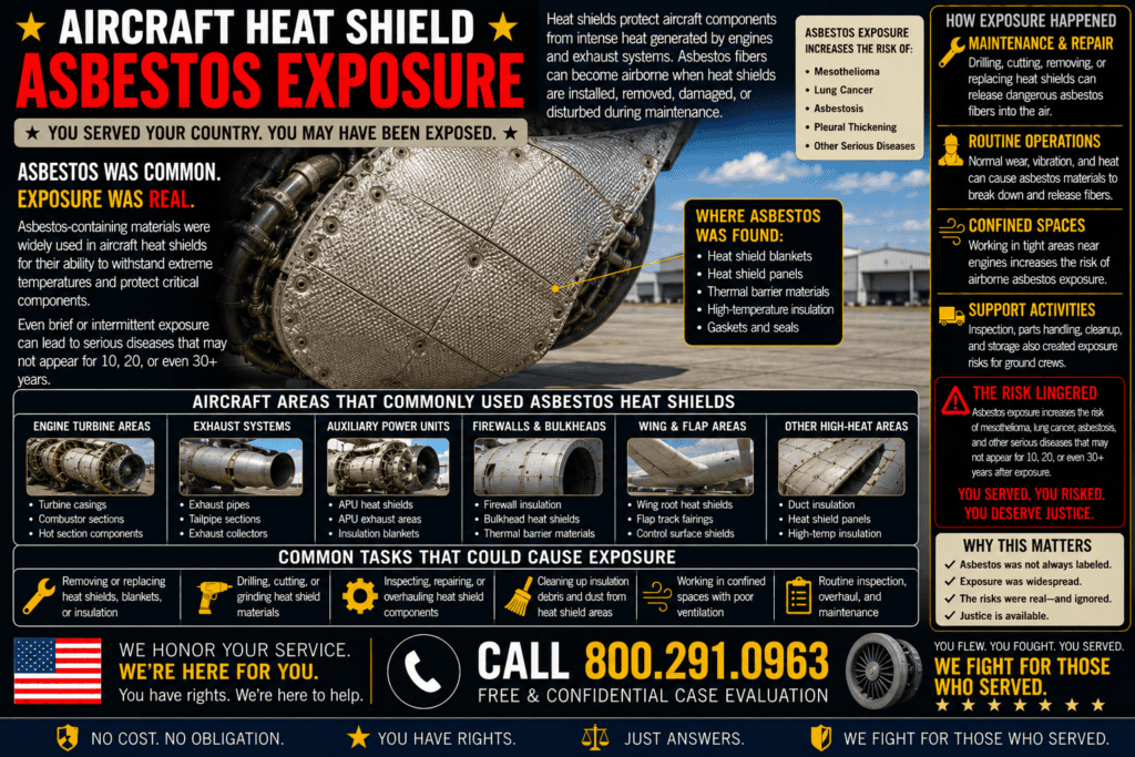 Aircraft Heat Shield Asbestos Exposure Mesothelioma Cancer Lawsuit