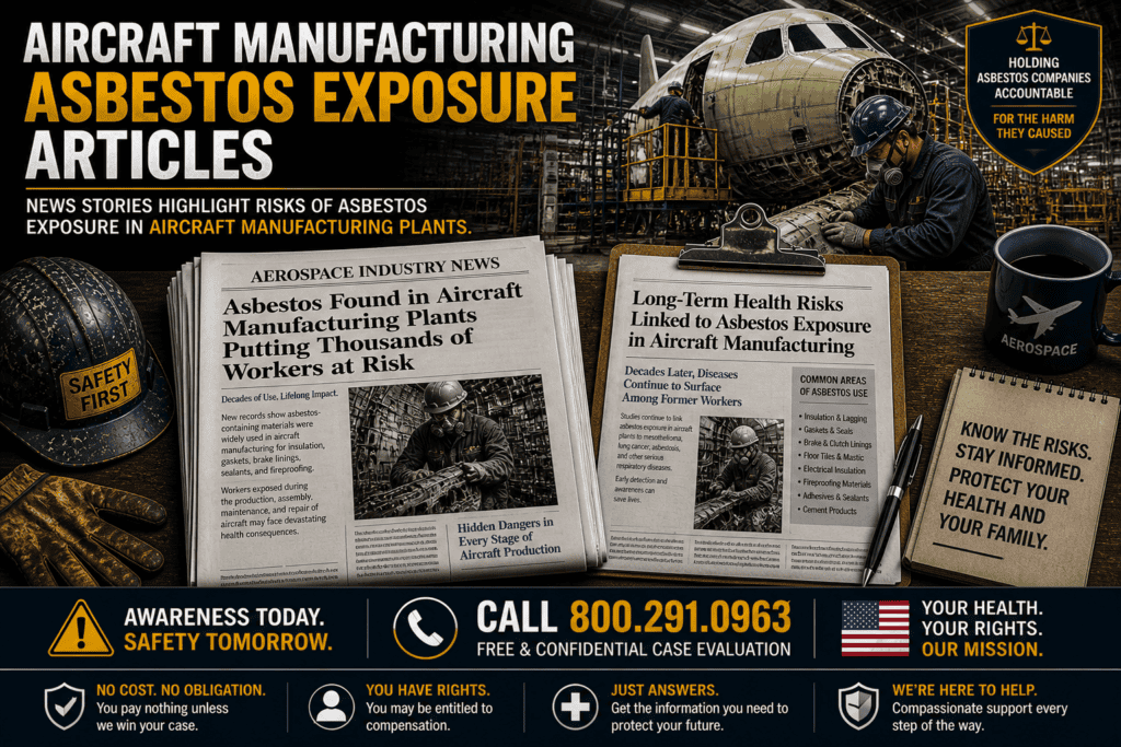 Aircraft Manufacturing Asbestos Exposure Articles - Mesothelioma Lawsuit